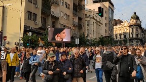 Kolona stigla do Ušća